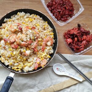 Shrimp Garlic Fried Rice