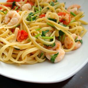 Shrimp pasta