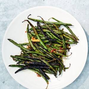 Sichuan Peppercorn–Black Bean Marinated Green Beans