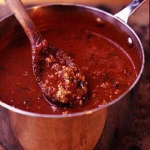 Sicilian Tomato–Meat Sauce