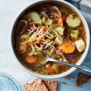 Slow-Cooker Lentil & Root Veggie Soup