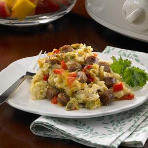 Slow Cooker Overnight Breakfast Casserole