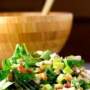 Smoked Chicken Salad with Peanuts and Apples