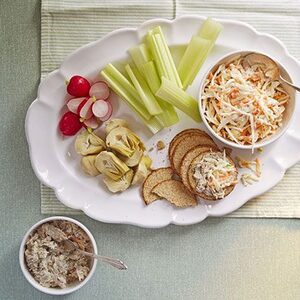 Smoked mackerel pâté platter