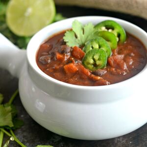 Smoky Black Bean Lentil Chili