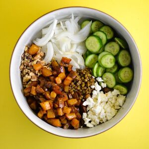 Smoky Beet and Lentil Salad