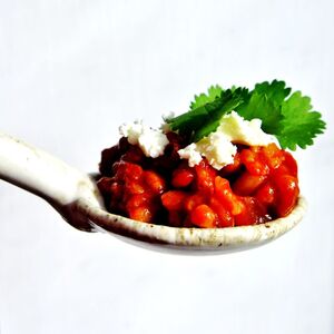 Smoky Tomato & Garlic Spelt Risotto with Crumbled Vegan Feta