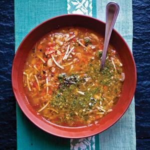 Soupe Au Pistou (Provençal Vegetable Soup With Pistou)