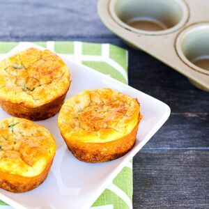 Southwest Cottage Cheese Muffins