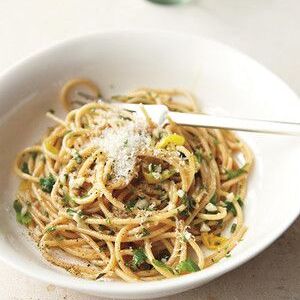 Spaghetti with Garlic and Herbs