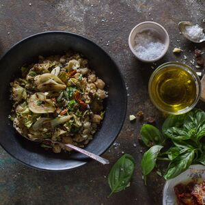 Spiced Couscous Salad with Grilled Vegetables