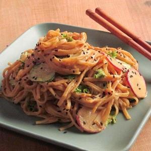 Spicy Vegan Dragon Noodle Salad Recipe