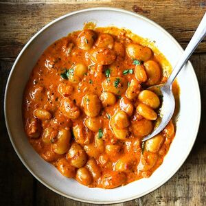 Spicy Tomato Beans with ‘Nduja