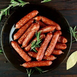 Spicy Wholegrain Mustard and Ginger Cocktail Sausages