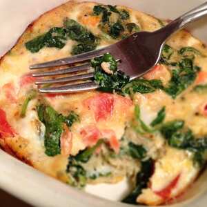 Spinach Tomato Fritatta