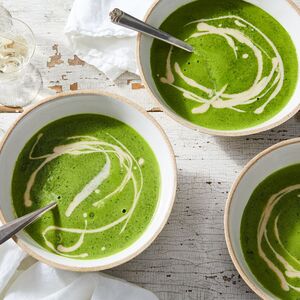 Spinach & Cilantro Soup With Tahini & Lemon From Samin Nosrat