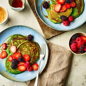 Spinach pancakes