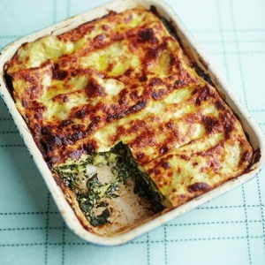 Spinach lasagne