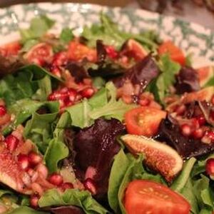 Spring Mix Salad with Pomegranate Citrus Vinaigrette