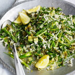 Spring vegetable & cauliflower tabbouleh