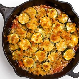 Squash and Tomato Gratin