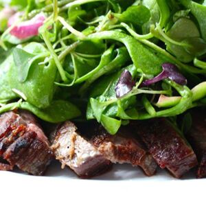 Steak Salad with Micro Greens