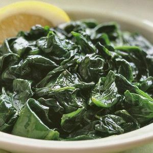 Steamed Spinach with Lemon