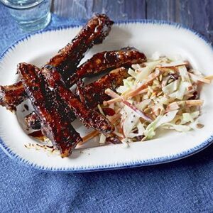 Sticky glazed ribs