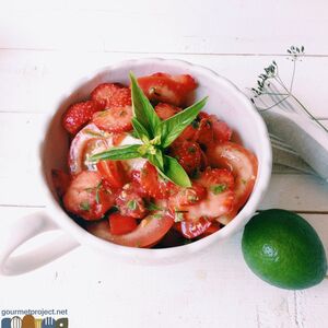 Strawberry & 2 Tomato Red Red Salad