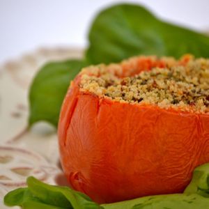 Stuffed Tomato Chicken