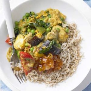 Summer vegetable curry