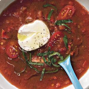 Summer Tomato and Bell Pepper Soup