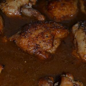 Sweet Tea Braised Chicken Thighs