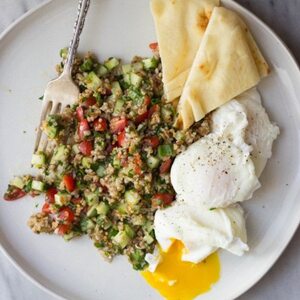 Tabbouleh Breakfast Plate