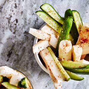 Tajín-Seasoned Vegetable Spears