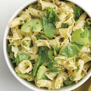 Tangy Pasta Salad with Spinach