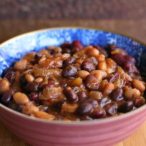 Three Bean Baked Beans