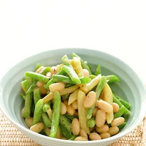 Three-Bean Salad With Vinaigrette