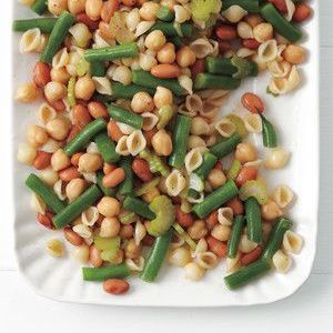 Three-Bean Pasta Salad