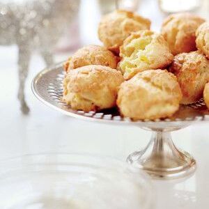 Three-Cheese Gougeres