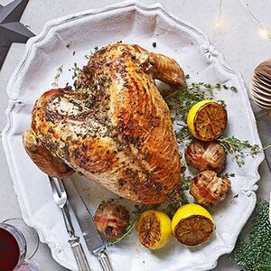 Thyme & garlic turkey crown