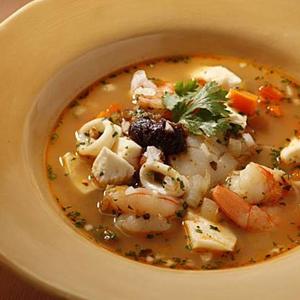 Tijuana-Style Spicy Seafood Soup