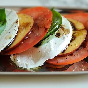 Tomato, Nectarine and Mozzarella Salad