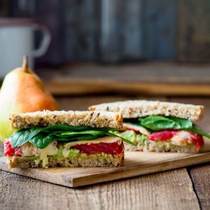 Tomato-&-Avocado Cheese Sandwich