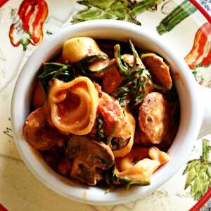 Tomato and Sausage Tortellini