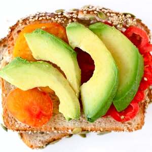 Tomato and Avocado Sandwich