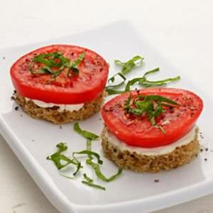 Tomato & Basil Finger Sandwiches