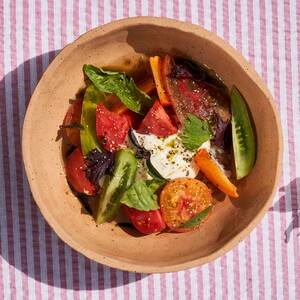 Tomato Salad With Basil Vinaigrette