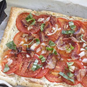 Tomato Bacon Tart