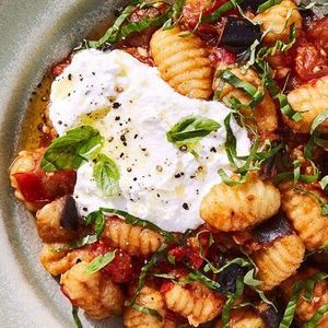 Tomato-Eggplant Gnocchi